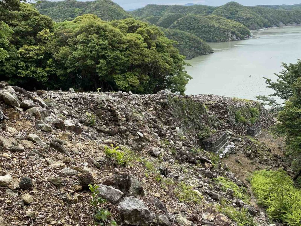 金田城壁石垣